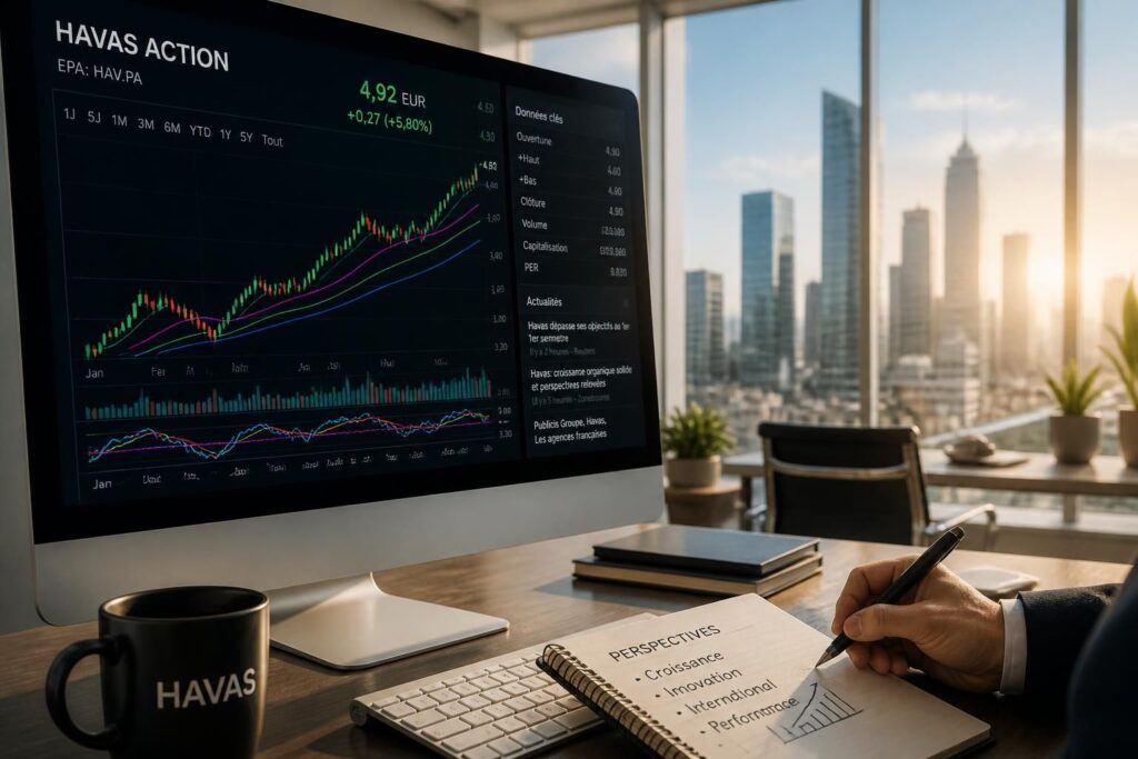 analyse complète de l'évolution boursière d'havas action et ses perspectives financières pour les investisseurs.