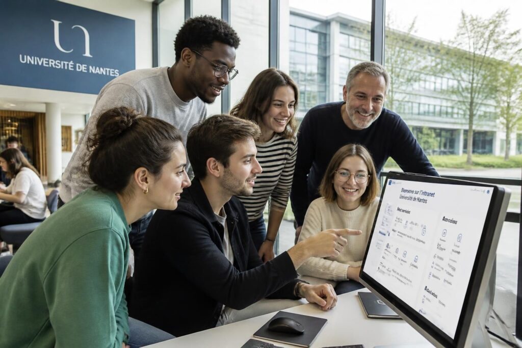 accédez facilement à l'intranet de l'université de nantes, une plateforme conviviale dédiée à tous les étudiants et personnels pour simplifier vos démarches et informations.