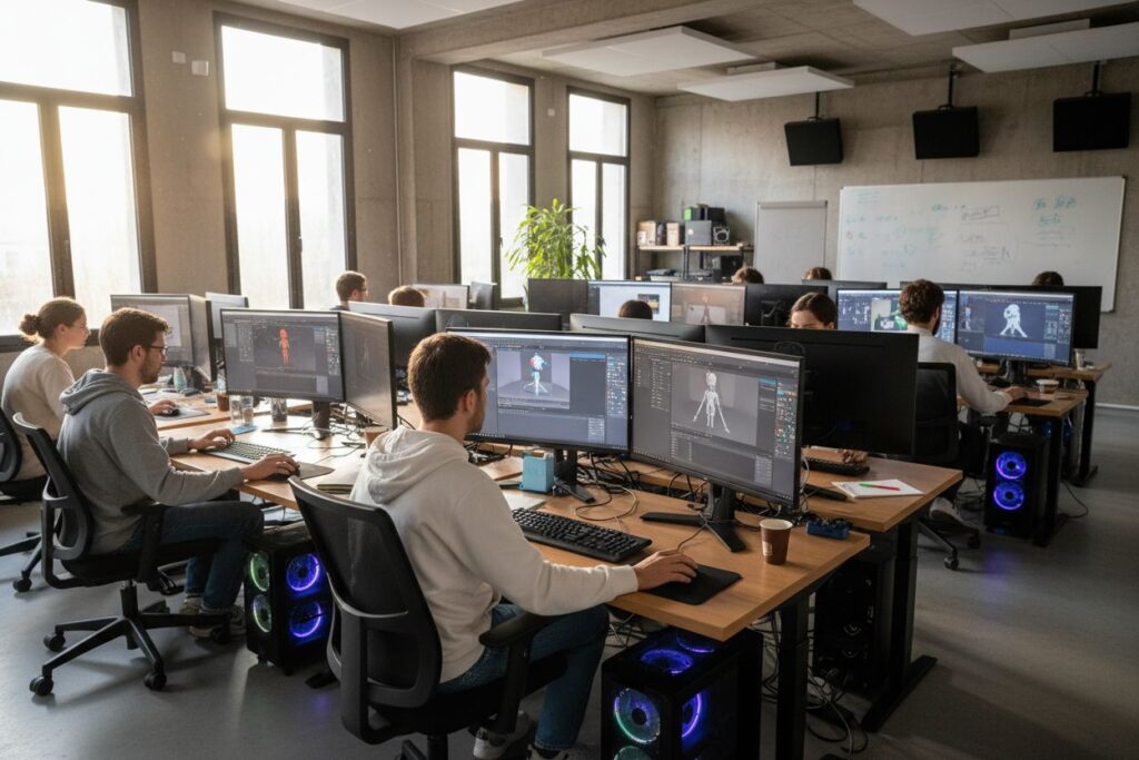 Quels projets conçoivent les étudiants en animation 3D à Rennes ?